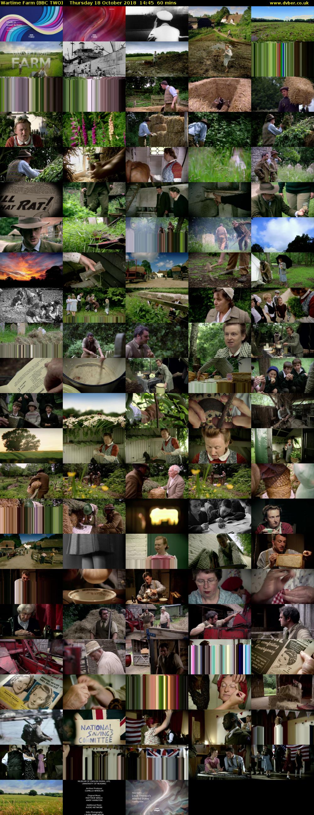Wartime Farm (BBC TWO) Thursday 18 October 2018 14:45 - 15:45