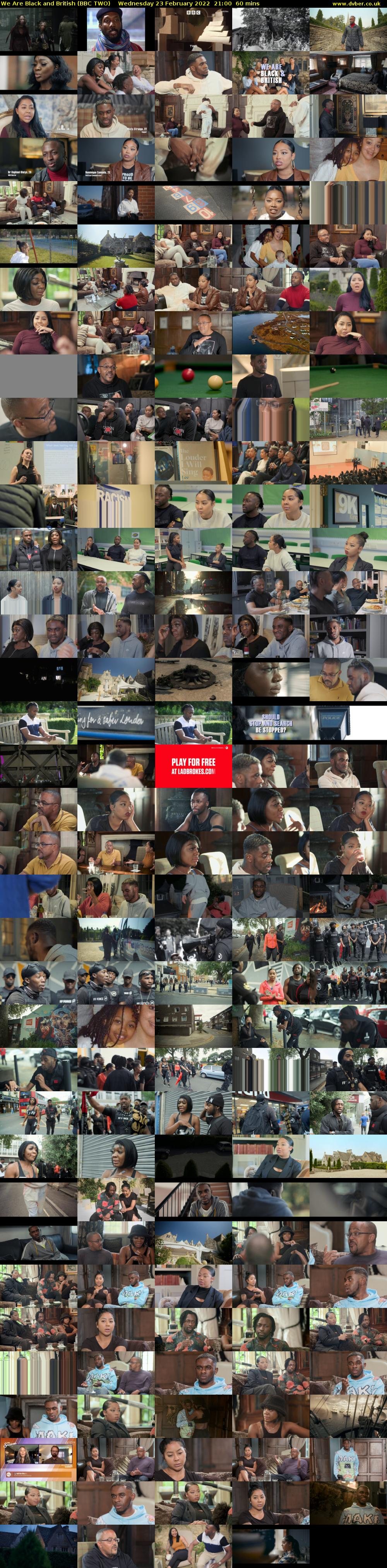 We Are Black and British (BBC TWO) Wednesday 23 February 2022 21:00 - 22:00