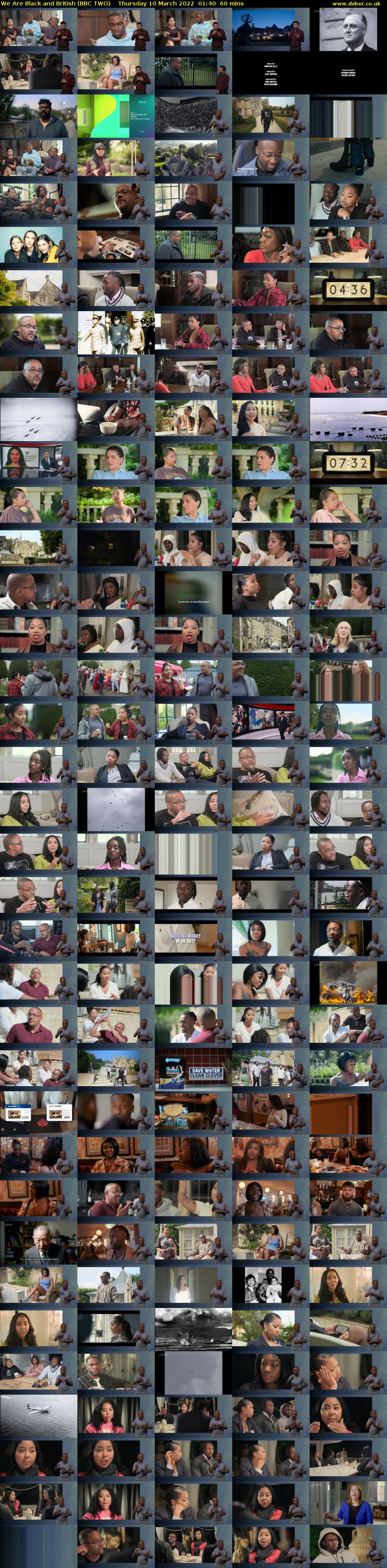 We Are Black and British (BBC TWO) Thursday 10 March 2022 01:40 - 02:40