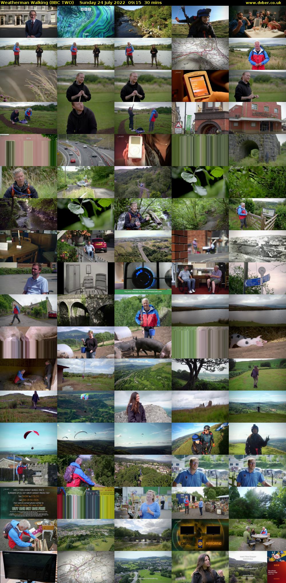 Weatherman Walking (BBC TWO) Sunday 24 July 2022 09:15 - 09:45