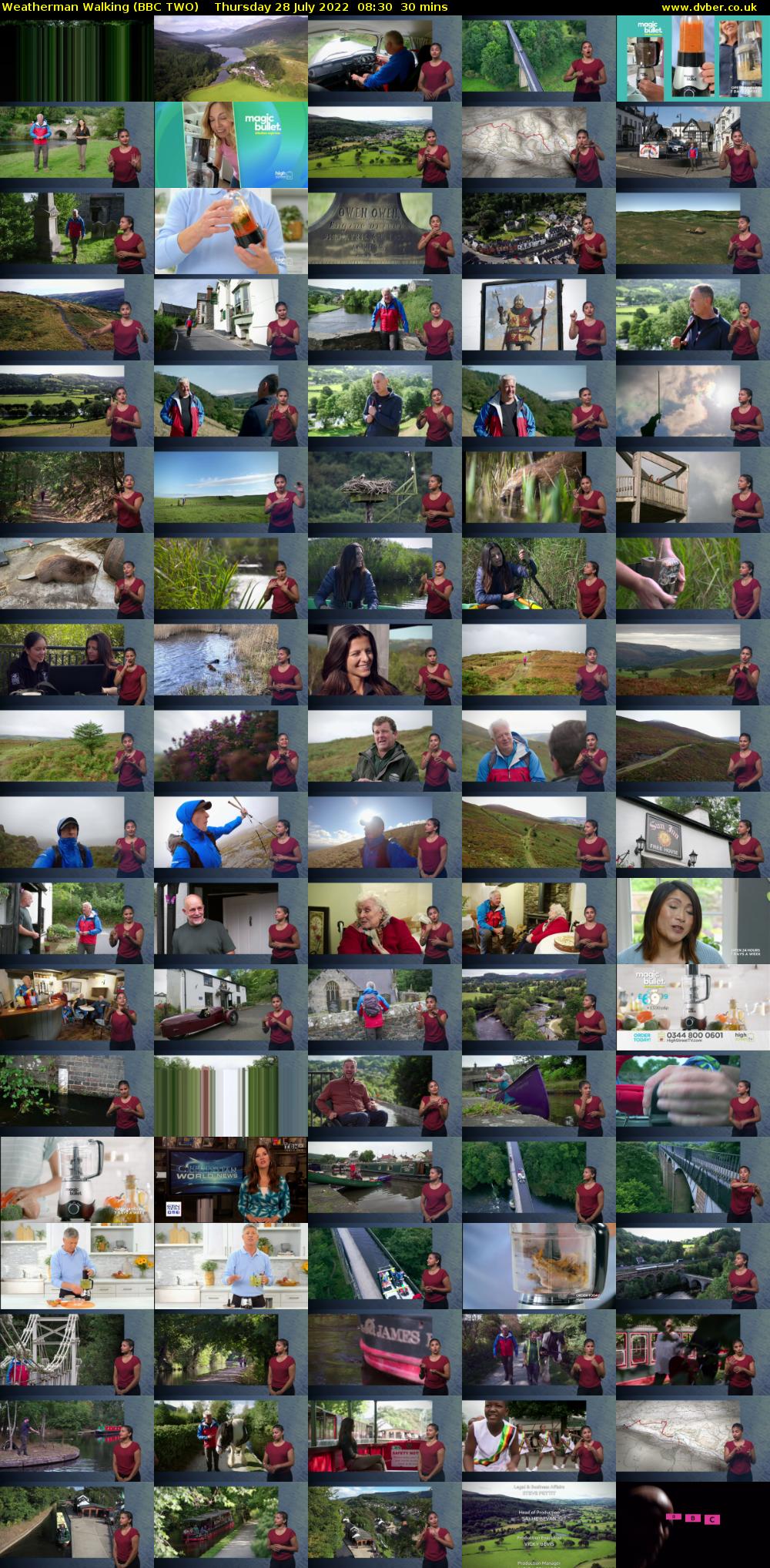 Weatherman Walking (BBC TWO) Thursday 28 July 2022 08:30 - 09:00