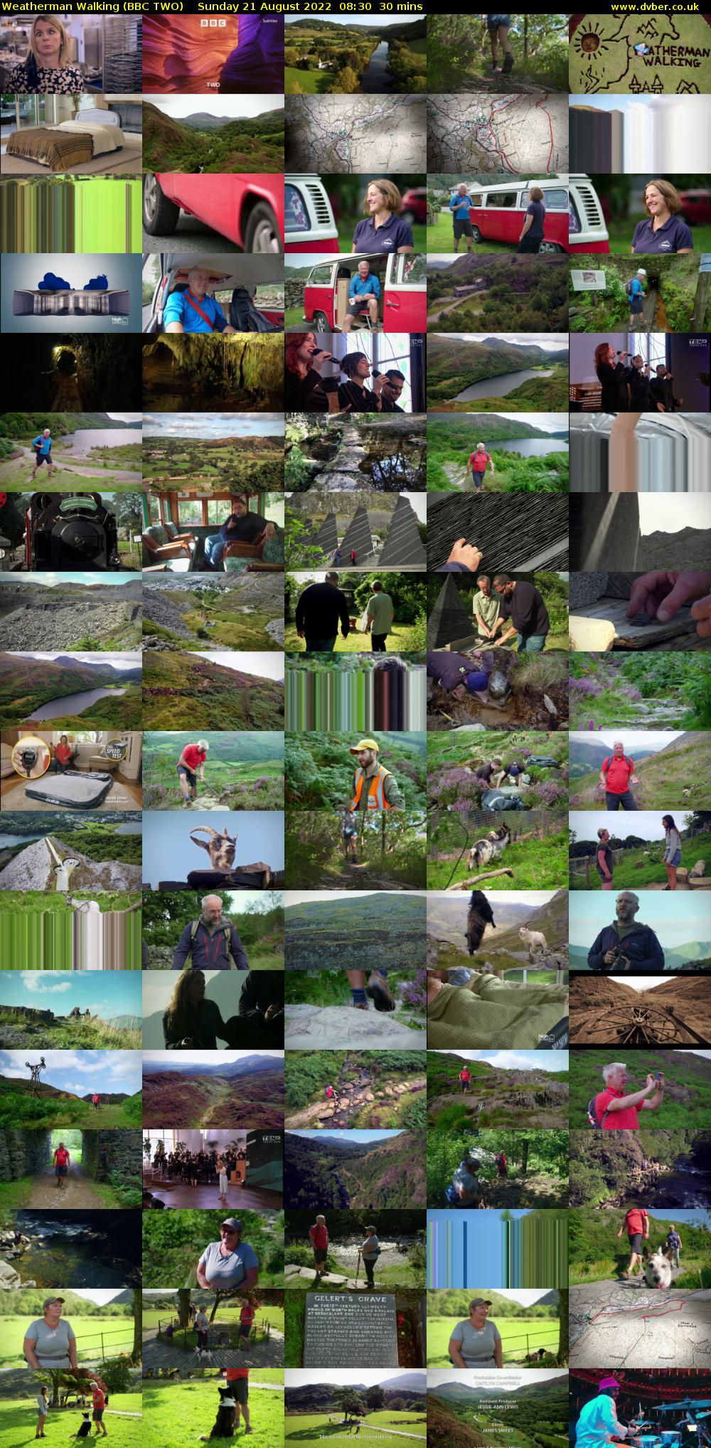 Weatherman Walking (BBC TWO) Sunday 21 August 2022 08:30 - 09:00