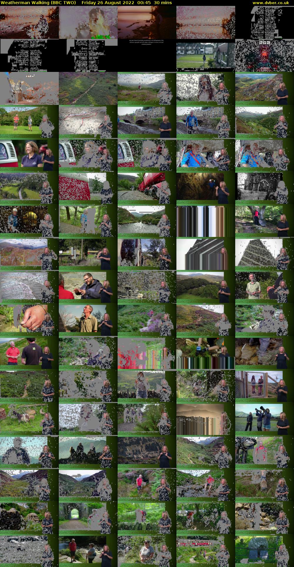 Weatherman Walking (BBC TWO) Friday 26 August 2022 00:45 - 01:15