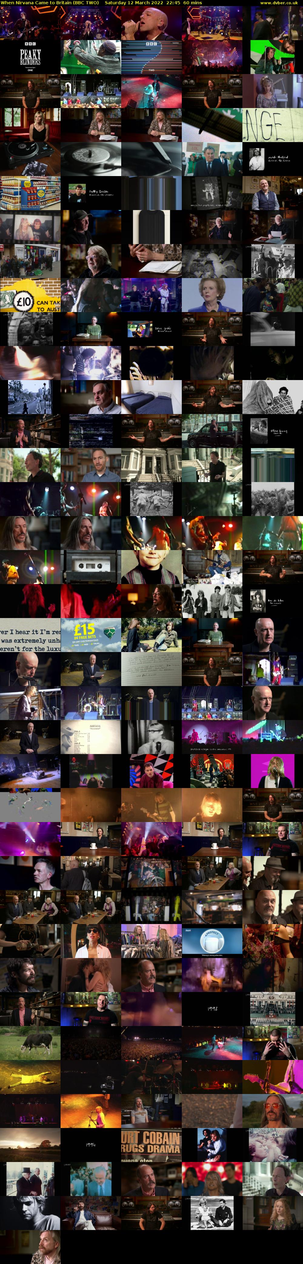 When Nirvana Came to Britain (BBC TWO) Saturday 12 March 2022 22:45 - 23:45