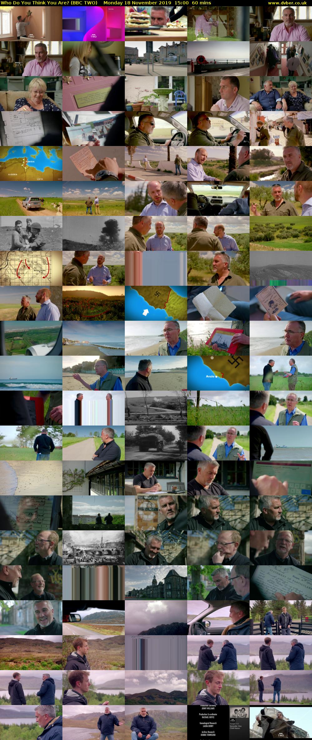 Who Do You Think You Are? (BBC TWO) Monday 18 November 2019 15:00 - 16:00