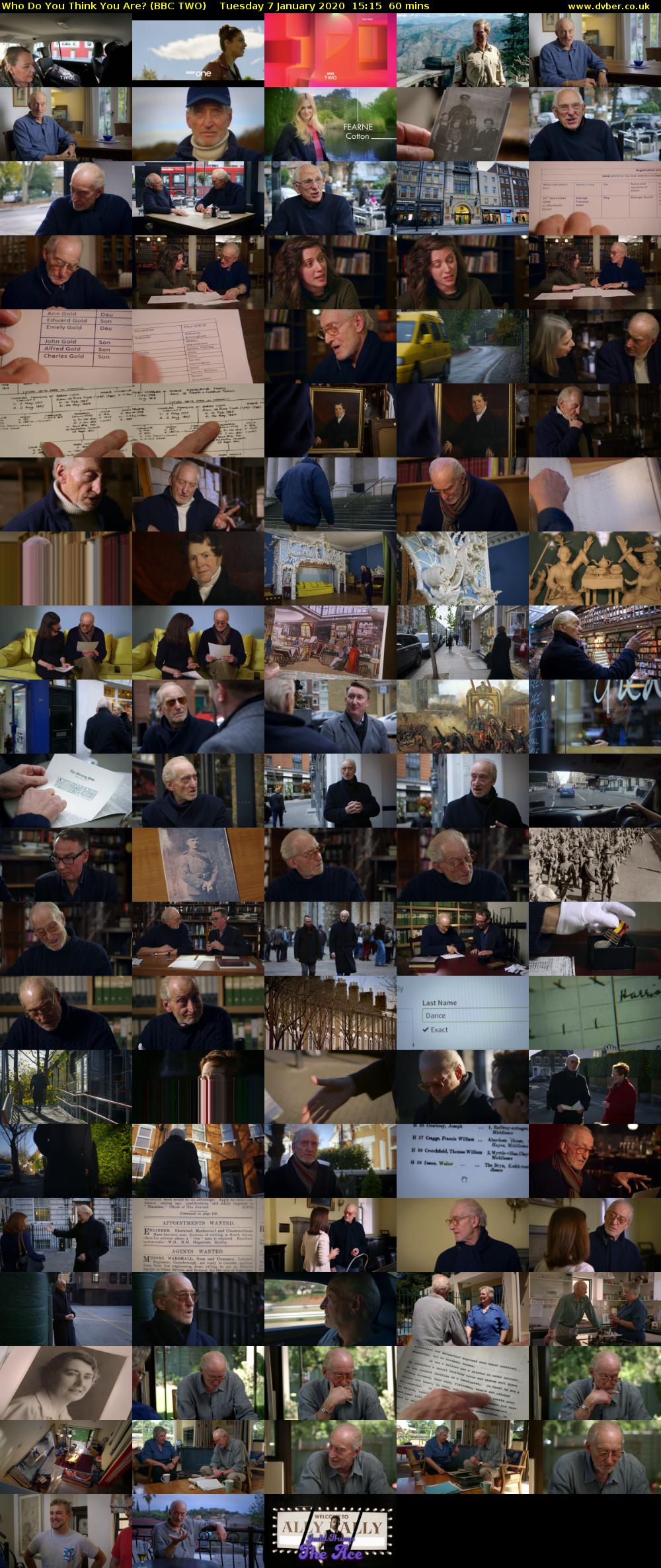 Who Do You Think You Are? (BBC TWO) Tuesday 7 January 2020 15:15 - 16:15