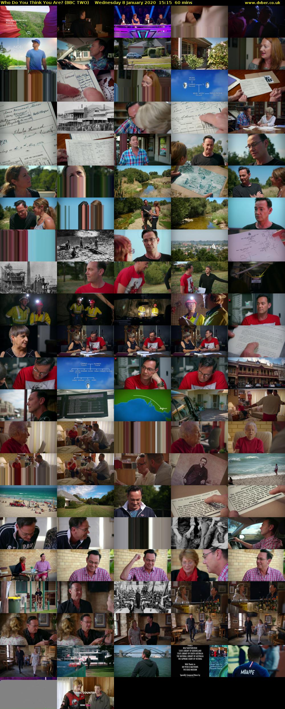 Who Do You Think You Are? (BBC TWO) Wednesday 8 January 2020 15:15 - 16:15