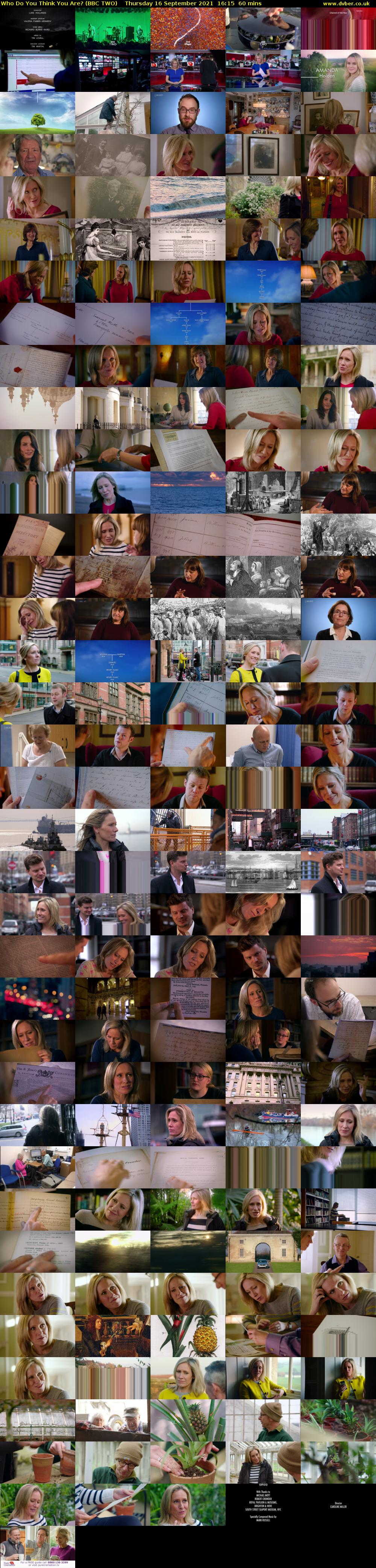 Who Do You Think You Are? (BBC TWO) Thursday 16 September 2021 16:15 - 17:15
