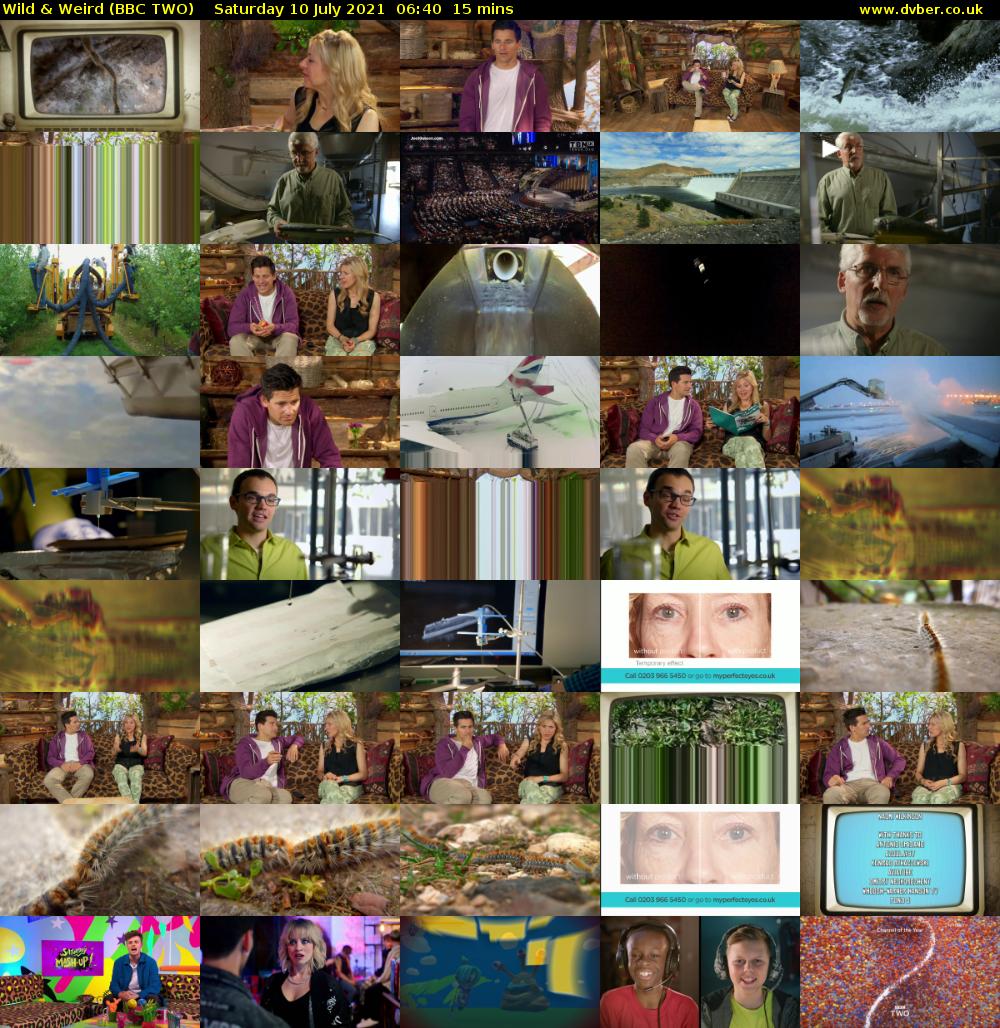 Wild & Weird (BBC TWO) Saturday 10 July 2021 06:40 - 06:55
