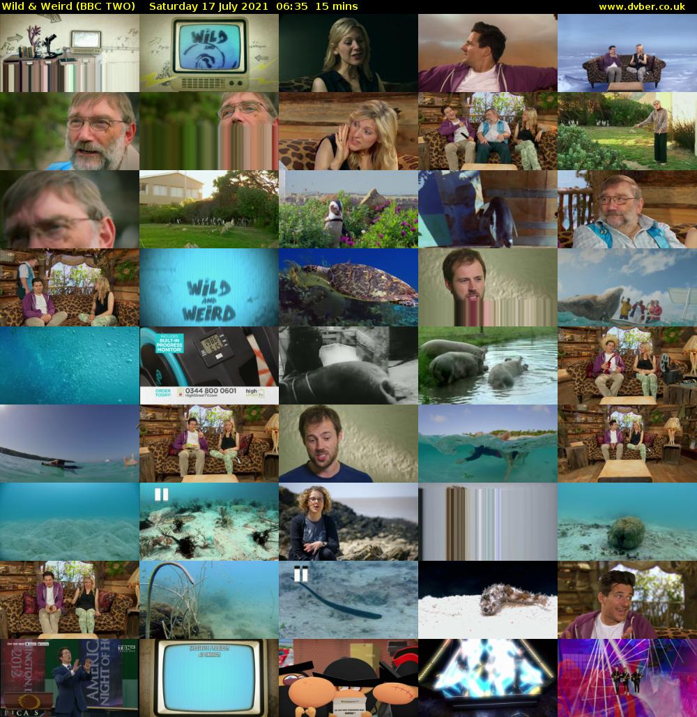 Wild & Weird (BBC TWO) Saturday 17 July 2021 06:35 - 06:50