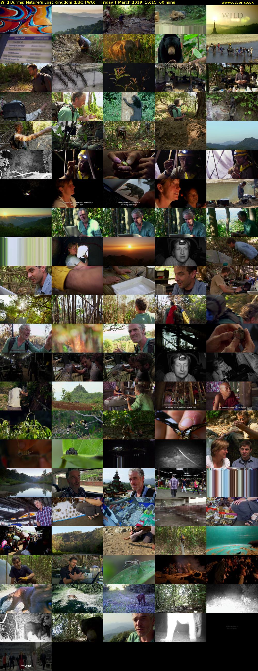 Wild Burma: Nature's Lost Kingdom (BBC TWO) Friday 1 March 2019 16:15 - 17:15