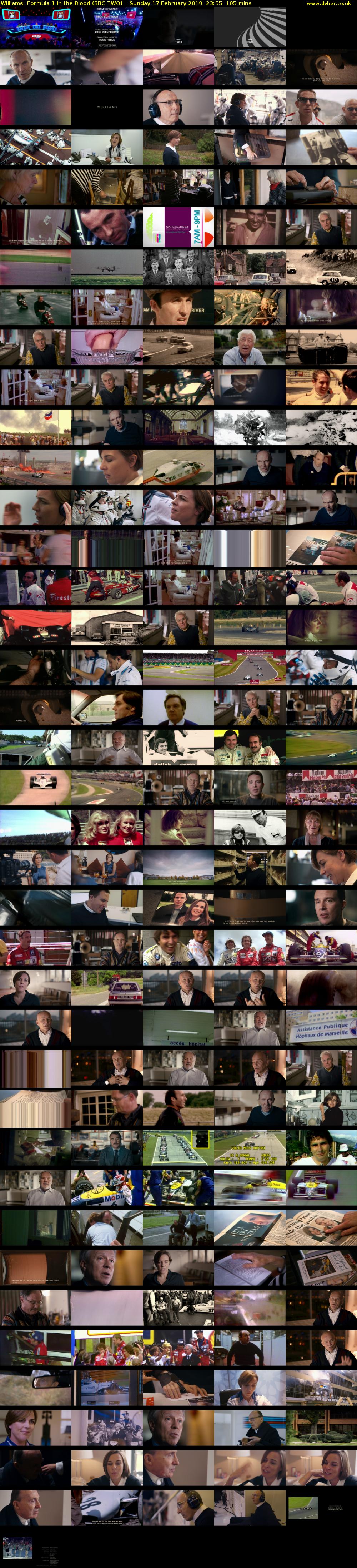 Williams: Formula 1 in the Blood (BBC TWO) Sunday 17 February 2019 23:55 - 01:40