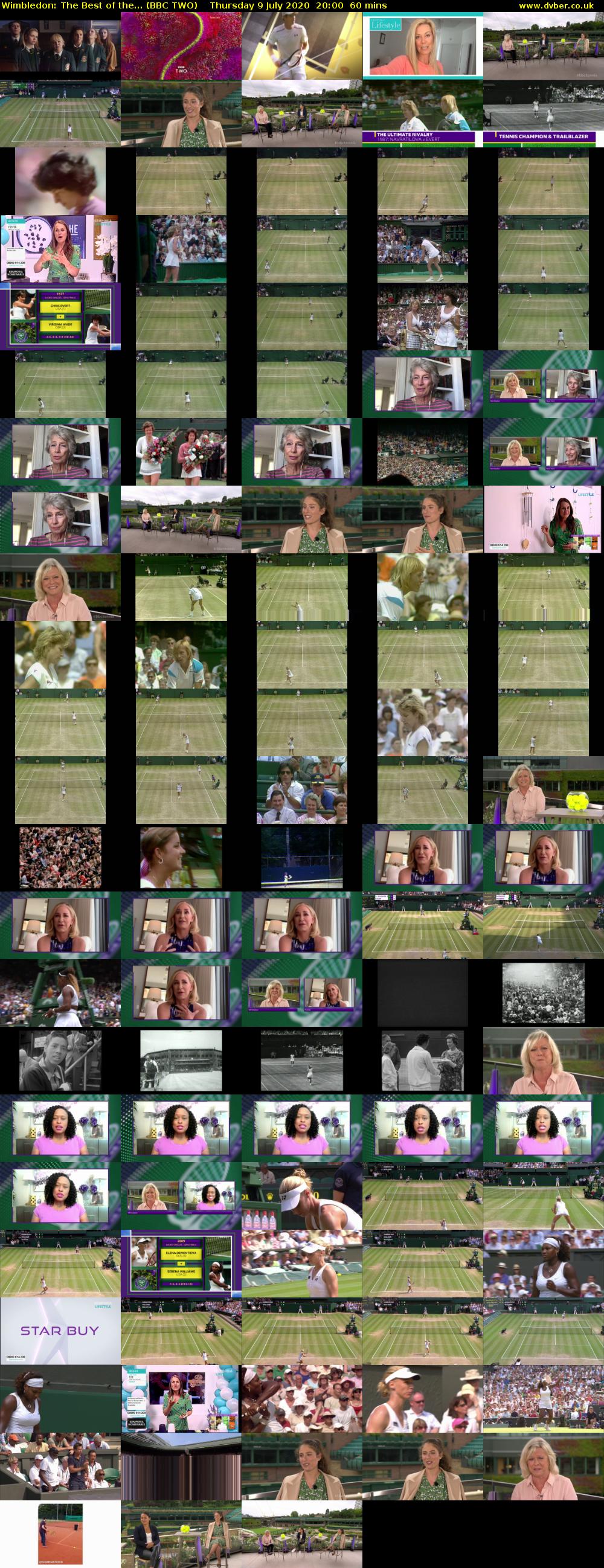 Wimbledon: The Best of the... (BBC TWO) Thursday 9 July 2020 20:00 - 21:00