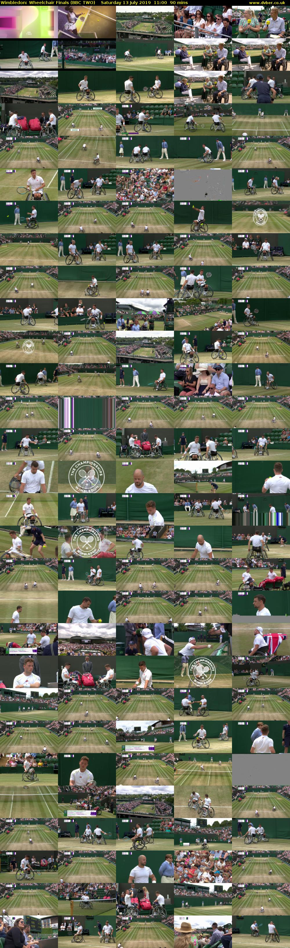 Wimbledon: Wheelchair Finals (BBC TWO) Saturday 13 July 2019 11:00 - 12:30