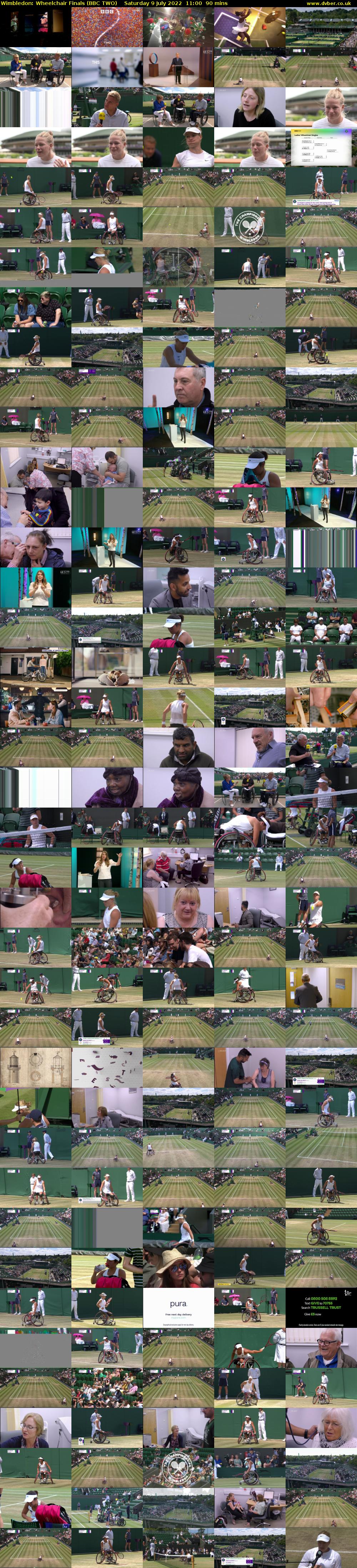 Wimbledon: Wheelchair Finals (BBC TWO) Saturday 9 July 2022 11:00 - 12:30