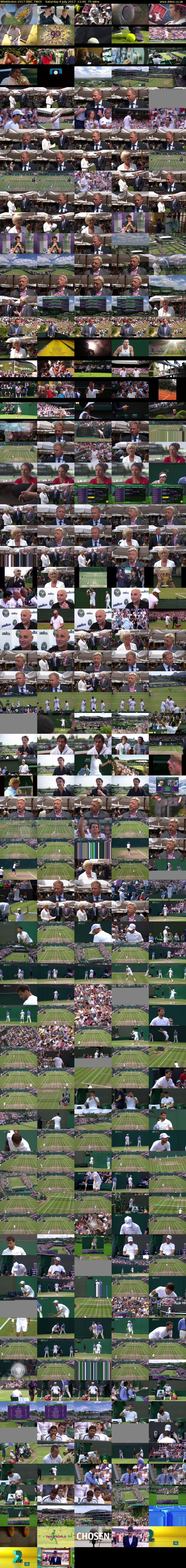 Wimbledon 2017 (BBC TWO) Saturday 8 July 2017 11:00 - 12:15