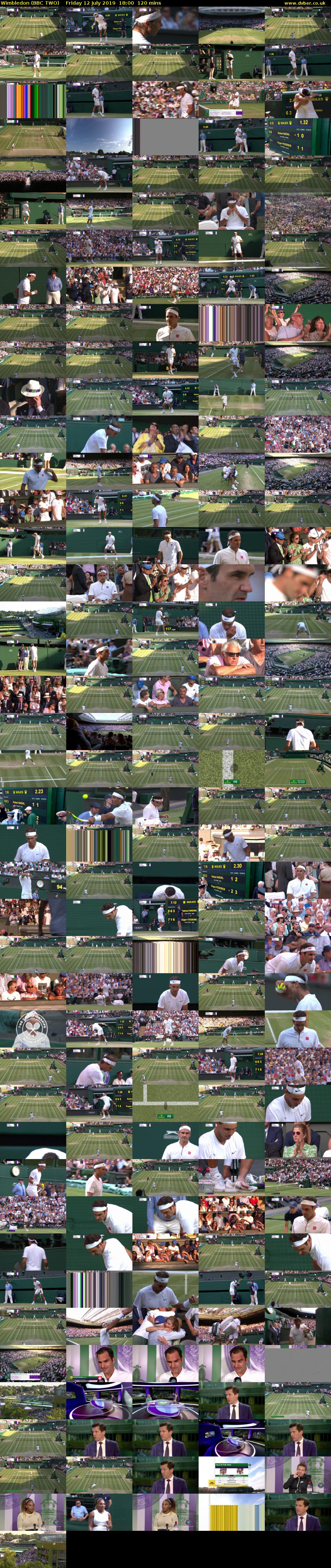 Wimbledon (BBC TWO) Friday 12 July 2019 18:00 - 20:00