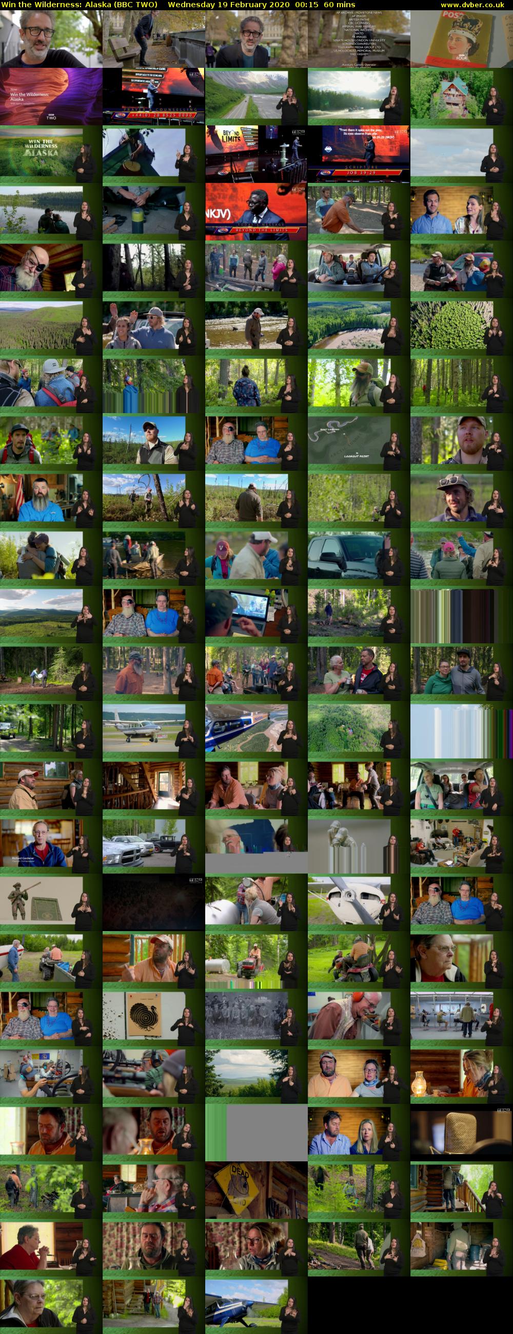 Win the Wilderness: Alaska (BBC TWO) Wednesday 19 February 2020 00:15 - 01:15