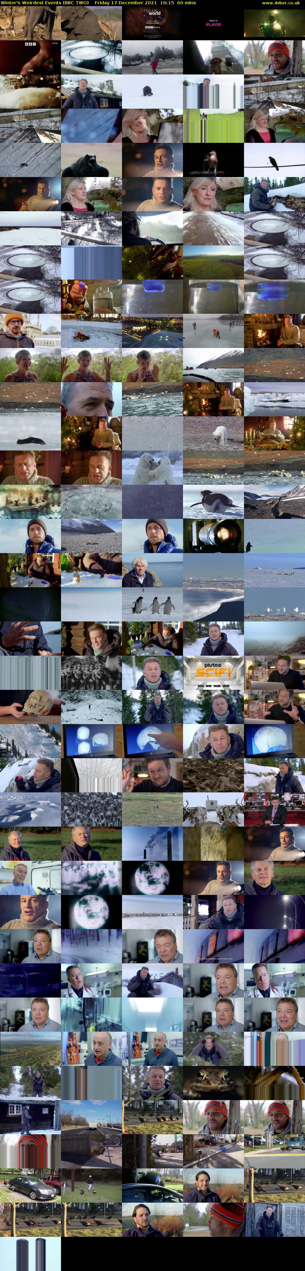 Winter's Weirdest Events (BBC TWO) Friday 17 December 2021 16:15 - 17:15