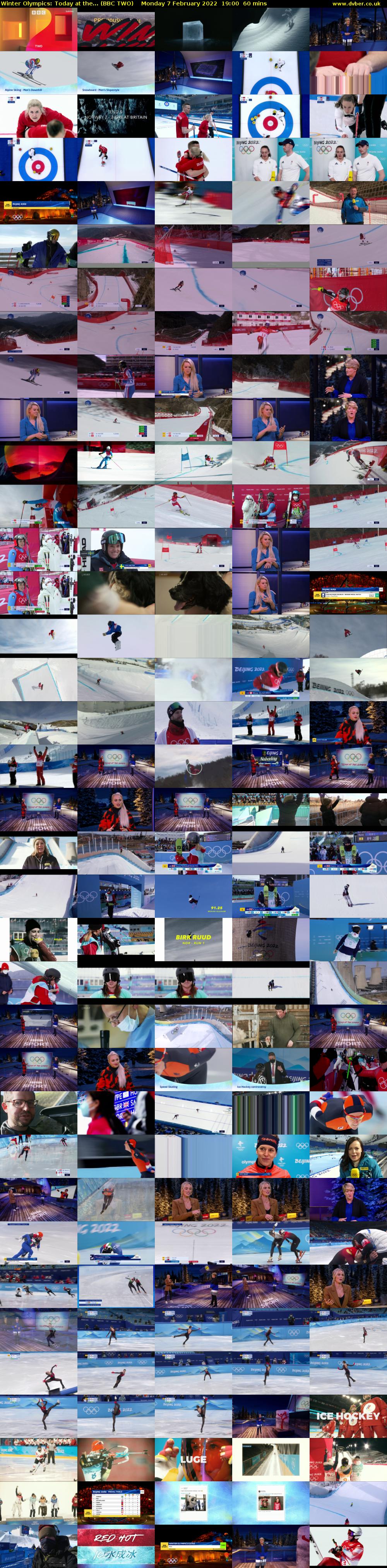 Winter Olympics: Today at the... (BBC TWO) Monday 7 February 2022 19:00 - 20:00
