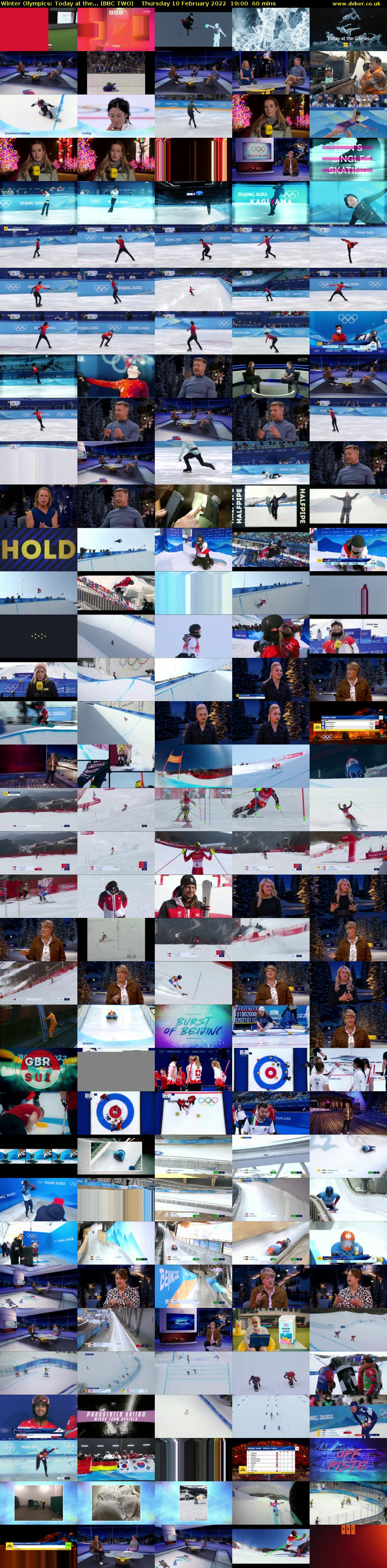 Winter Olympics: Today at the... (BBC TWO) Thursday 10 February 2022 19:00 - 20:00