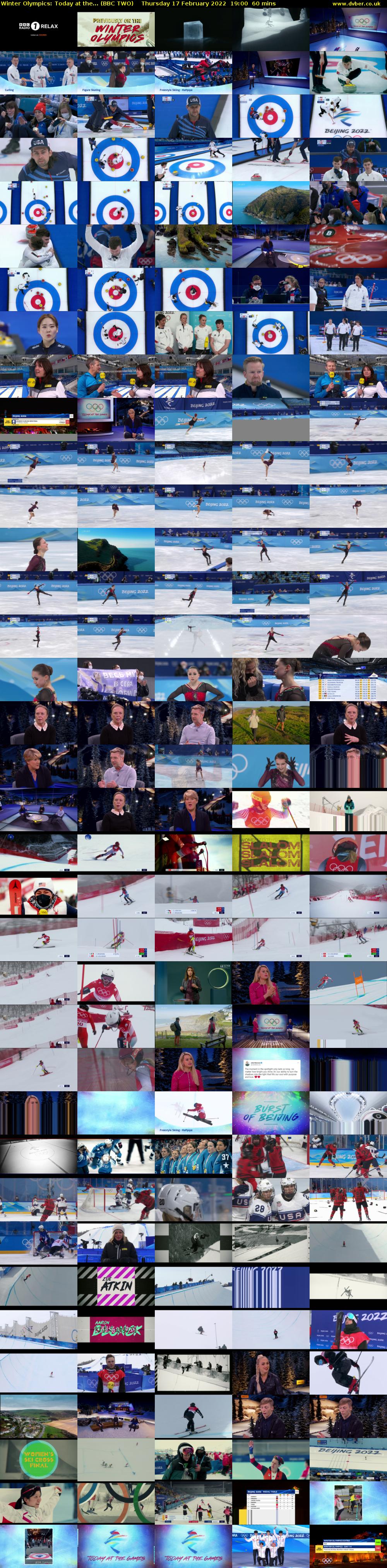 Winter Olympics: Today at the... (BBC TWO) Thursday 17 February 2022 19:00 - 20:00