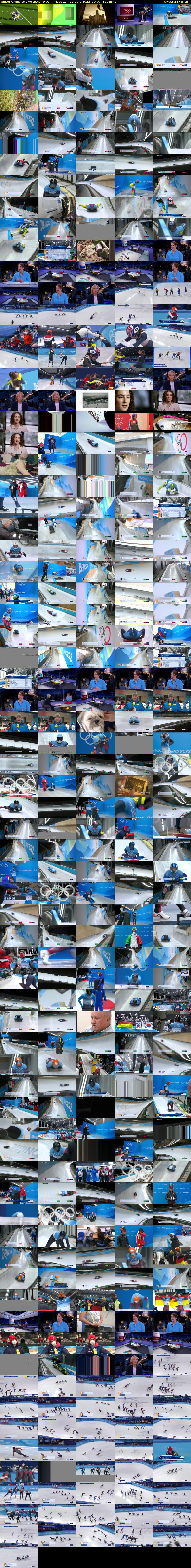 Winter Olympics Live (BBC TWO) Friday 11 February 2022 13:00 - 15:00