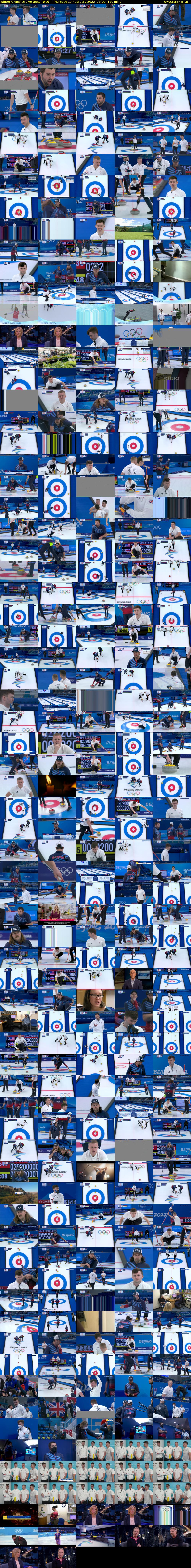 Winter Olympics Live (BBC TWO) Thursday 17 February 2022 13:00 - 15:00