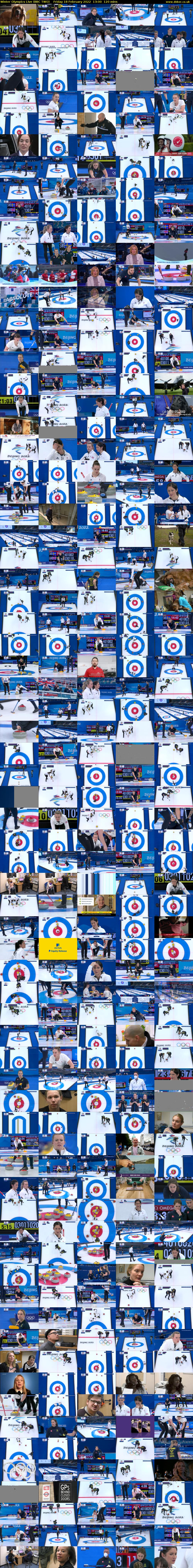 Winter Olympics Live (BBC TWO) Friday 18 February 2022 13:00 - 15:00