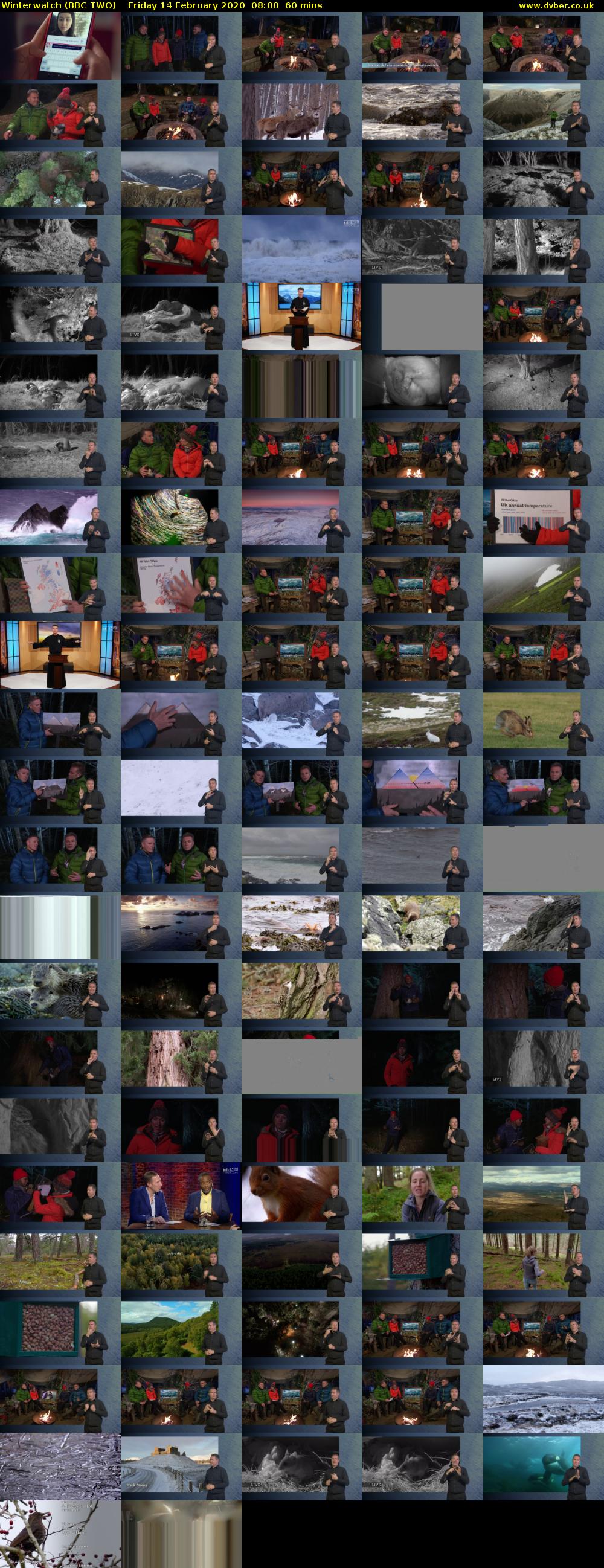 Winterwatch (BBC TWO) Friday 14 February 2020 08:00 - 09:00