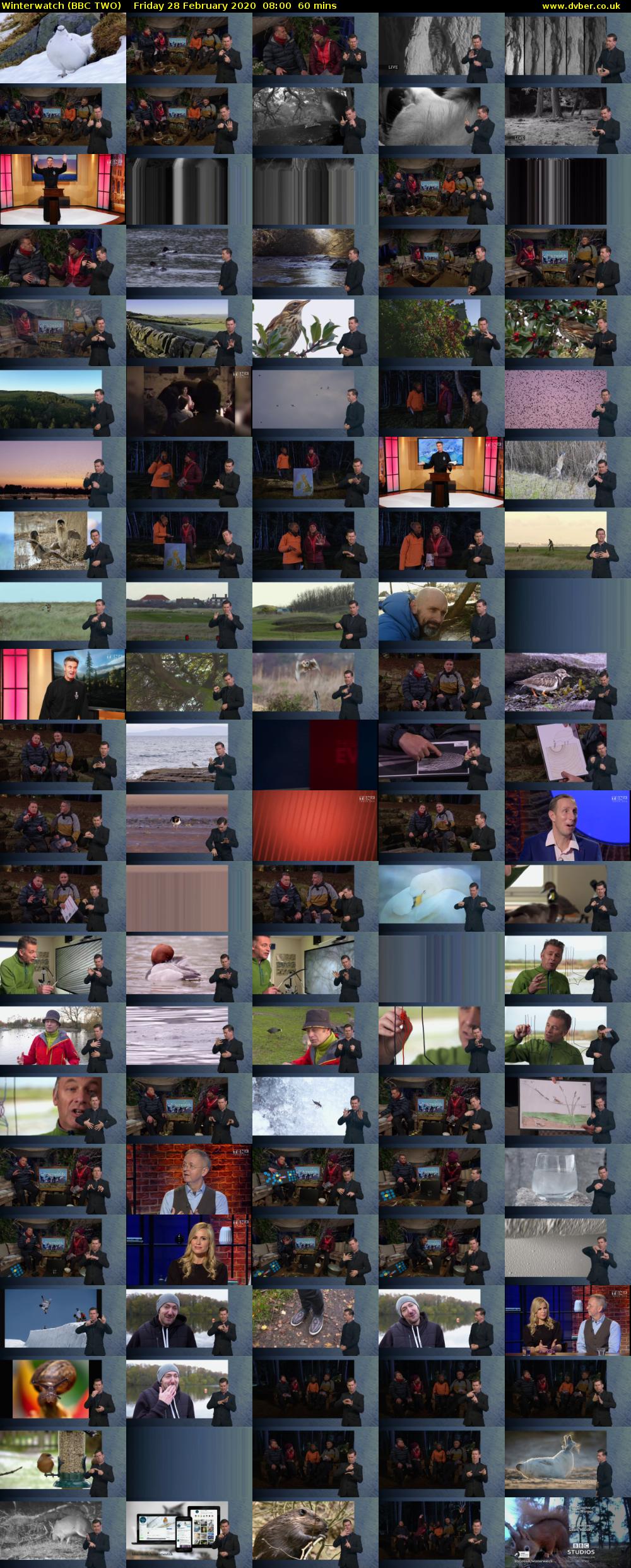 Winterwatch (BBC TWO) Friday 28 February 2020 08:00 - 09:00