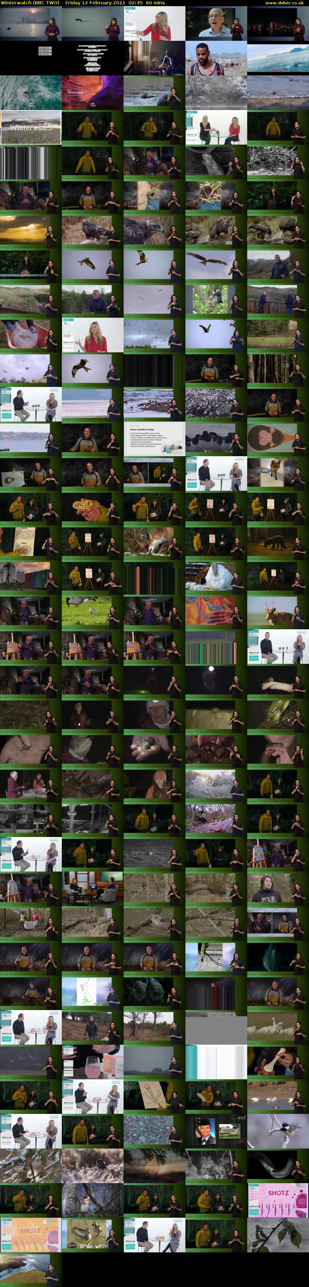 Winterwatch (BBC TWO) Friday 12 February 2021 02:45 - 03:45