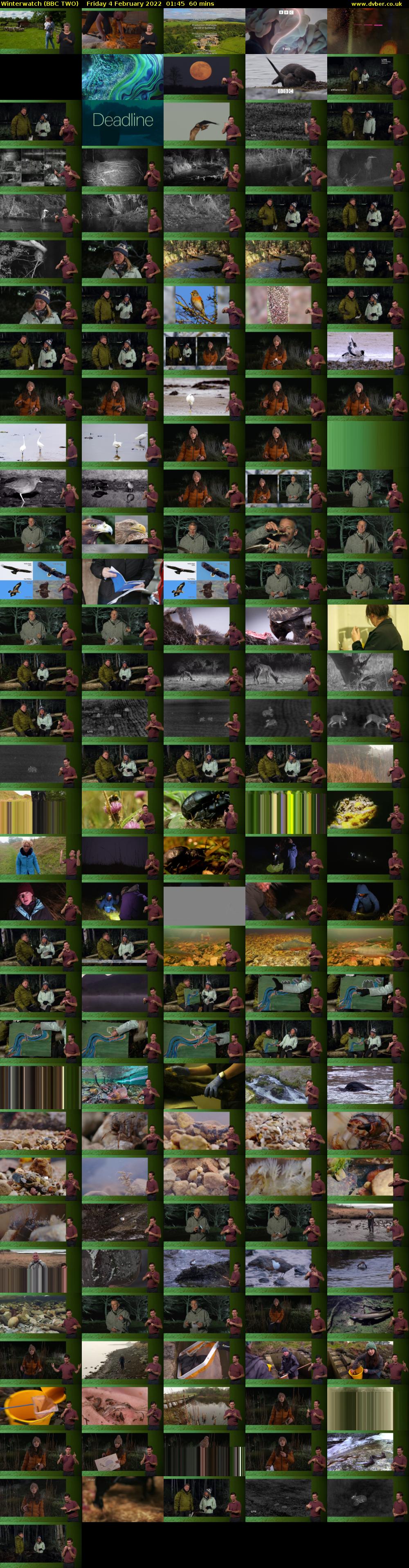 Winterwatch (BBC TWO) Friday 4 February 2022 01:45 - 02:45
