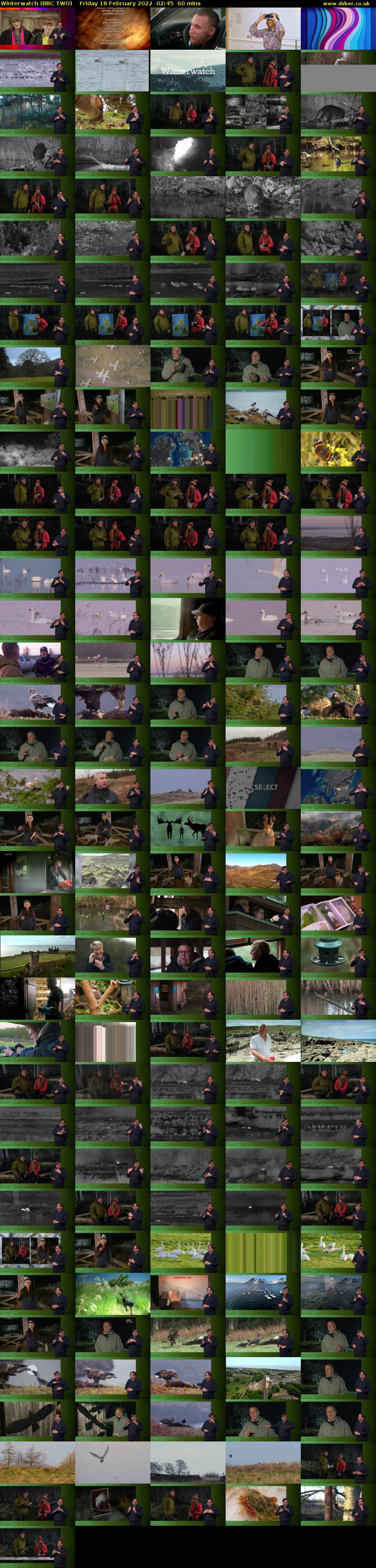 Winterwatch (BBC TWO) Friday 18 February 2022 02:45 - 03:45