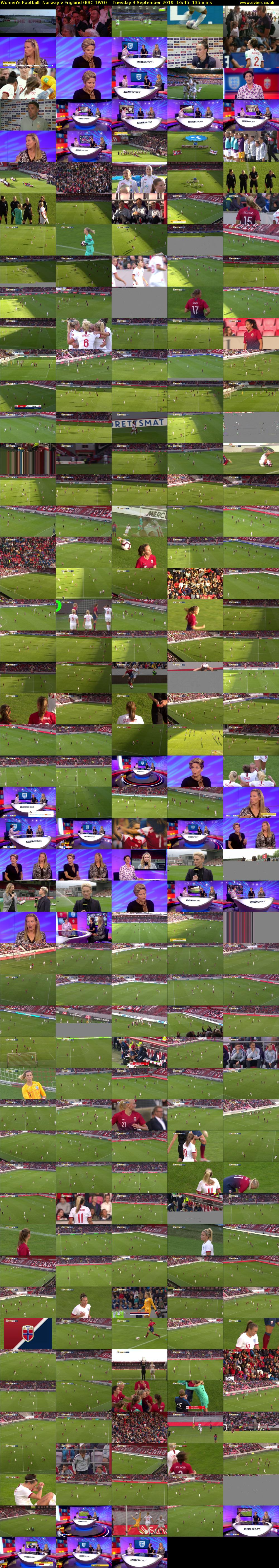 Women's Football: Norway v England (BBC TWO) Tuesday 3 September 2019 16:45 - 19:00