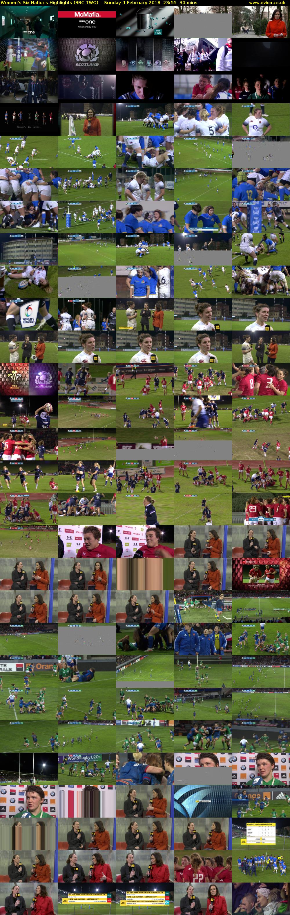 Women's Six Nations Highlights (BBC TWO) Sunday 4 February 2018 23:55 - 00:25