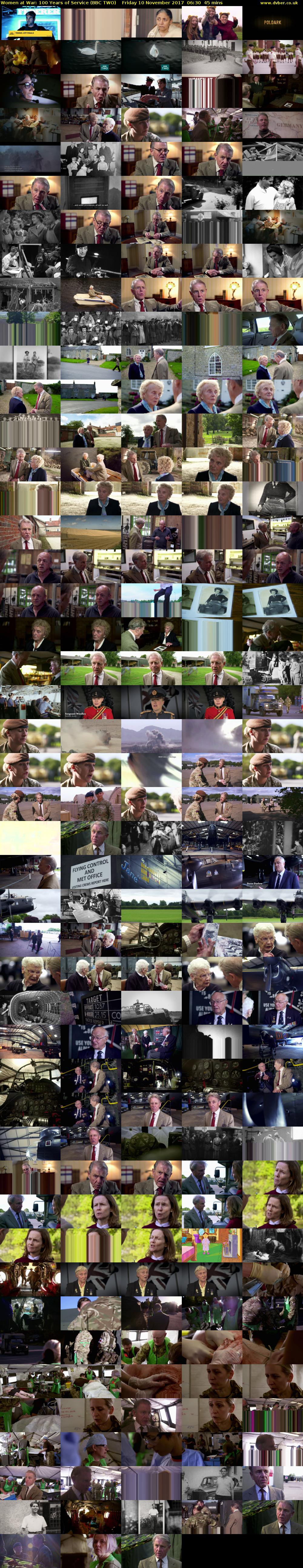 Women at War: 100 Years of Service (BBC TWO) Friday 10 November 2017 06:30 - 07:15