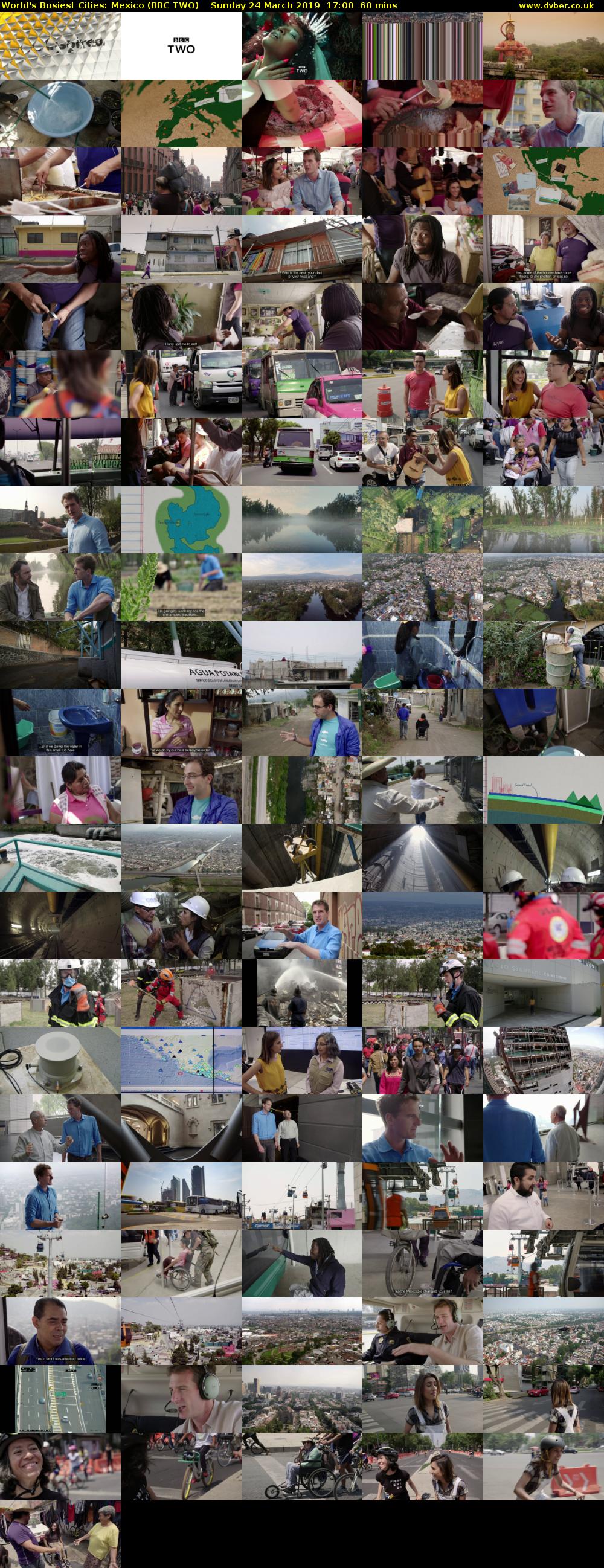 World's Busiest Cities: Mexico (BBC TWO) Sunday 24 March 2019 17:00 - 18:00