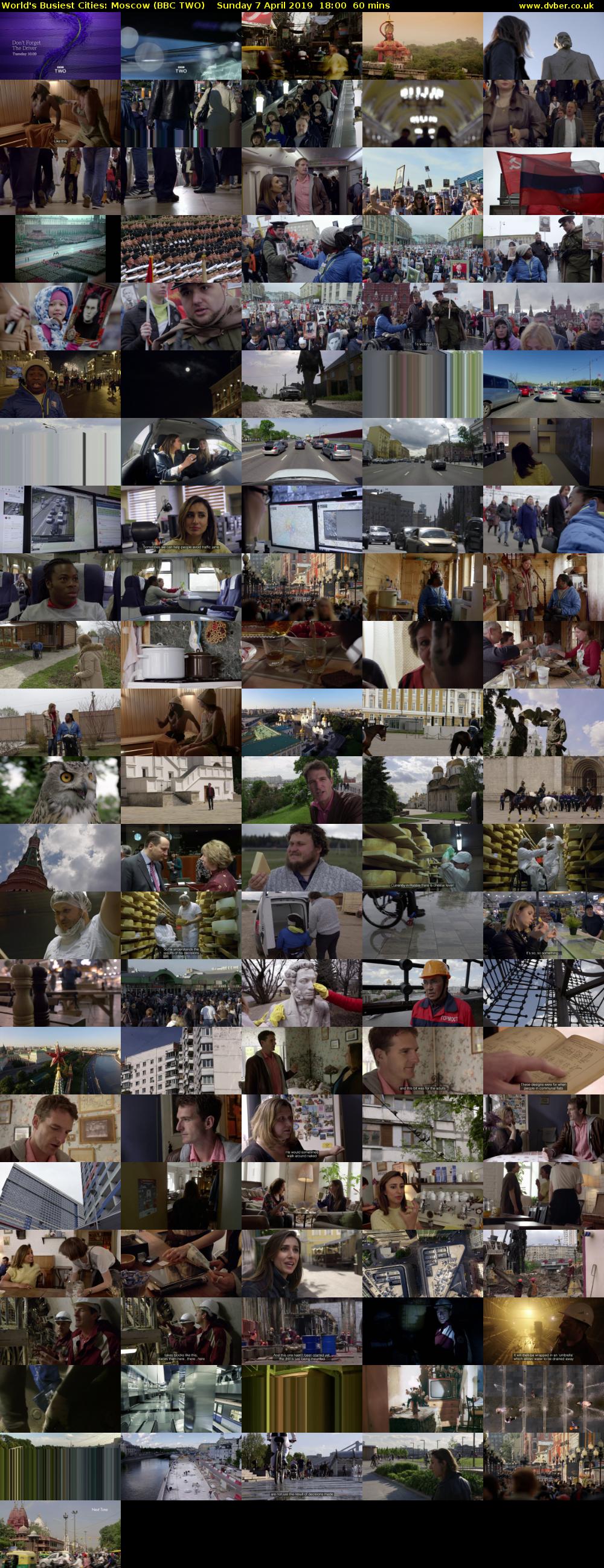 World's Busiest Cities: Moscow (BBC TWO) Sunday 7 April 2019 18:00 - 19:00