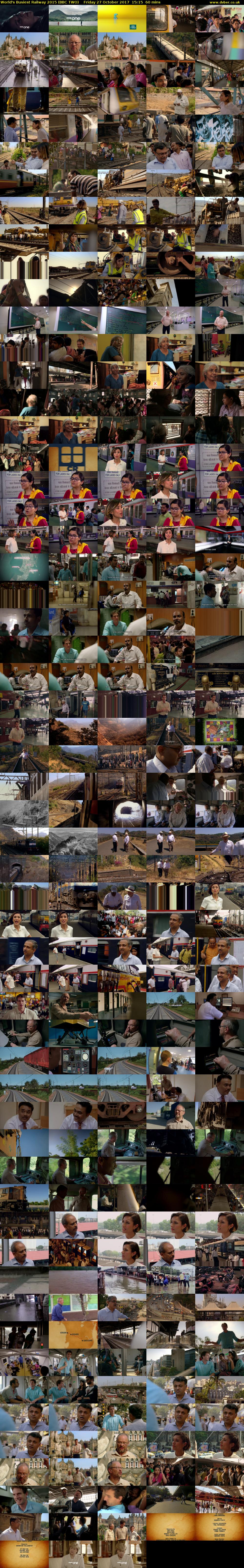 World's Busiest Railway 2015 (BBC TWO) Friday 27 October 2017 15:15 - 16:15