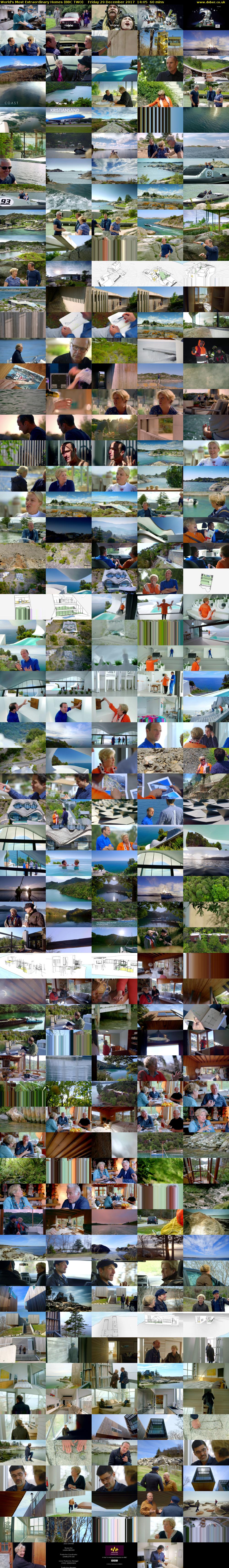 World's Most Extraordinary Homes (BBC TWO) Friday 29 December 2017 14:05 - 15:05
