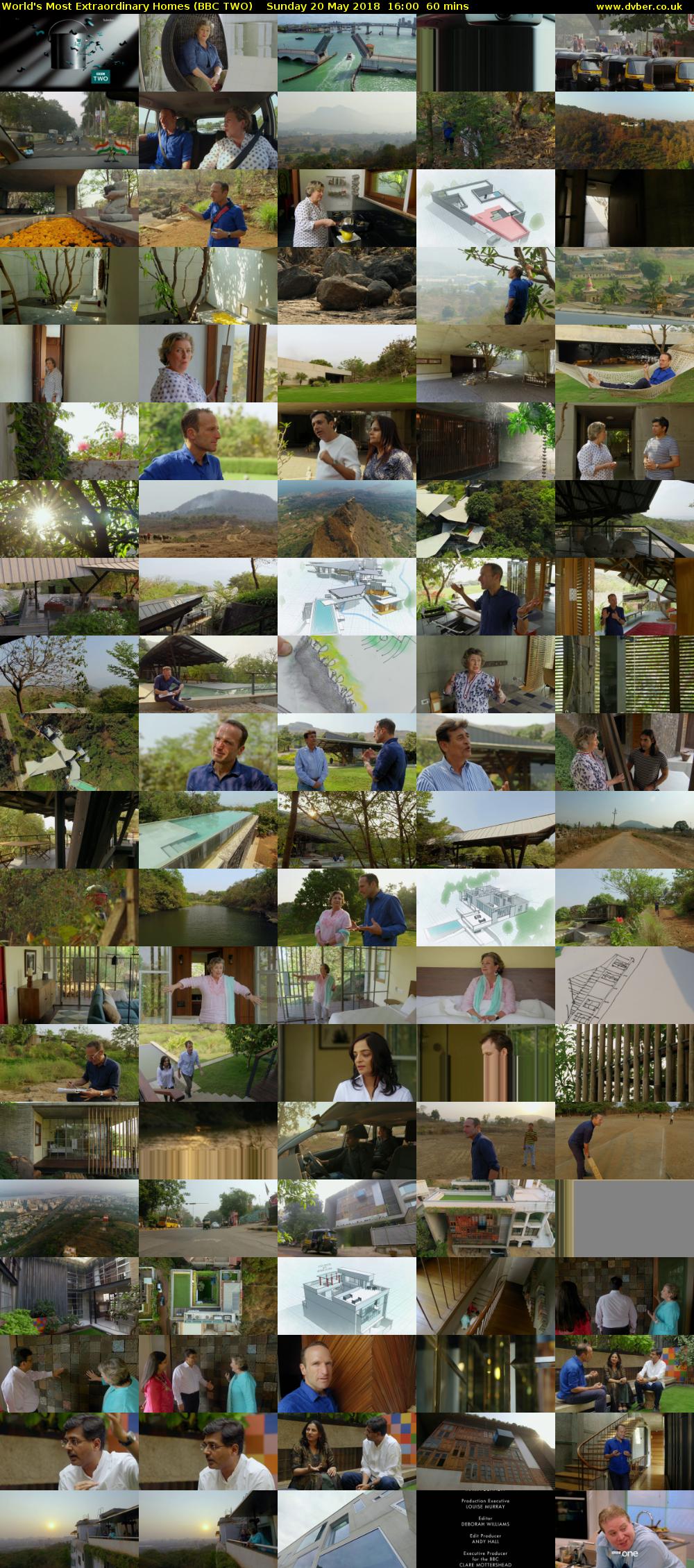 World's Most Extraordinary Homes (BBC TWO) Sunday 20 May 2018 16:00 - 17:00