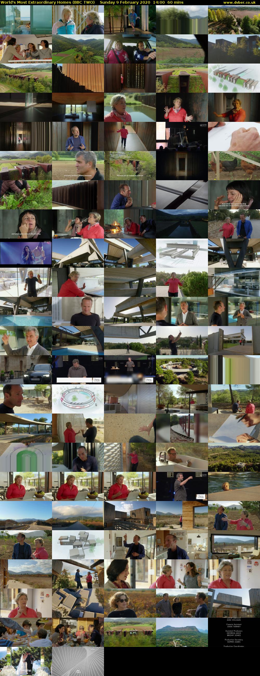 World's Most Extraordinary Homes (BBC TWO) Sunday 9 February 2020 14:00 - 15:00