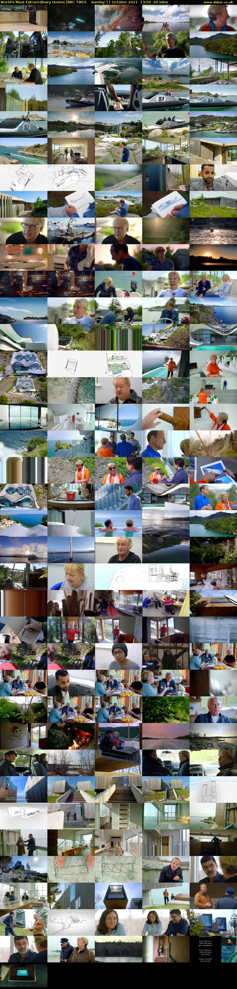 World's Most Extraordinary Homes (BBC TWO) Sunday 17 October 2021 13:00 - 14:00