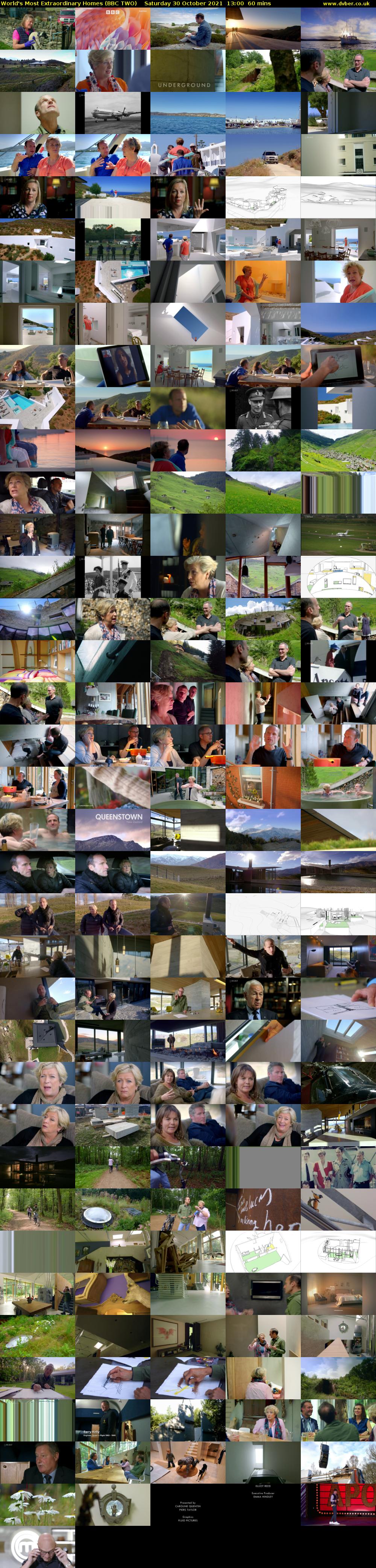 World's Most Extraordinary Homes (BBC TWO) Saturday 30 October 2021 13:00 - 14:00