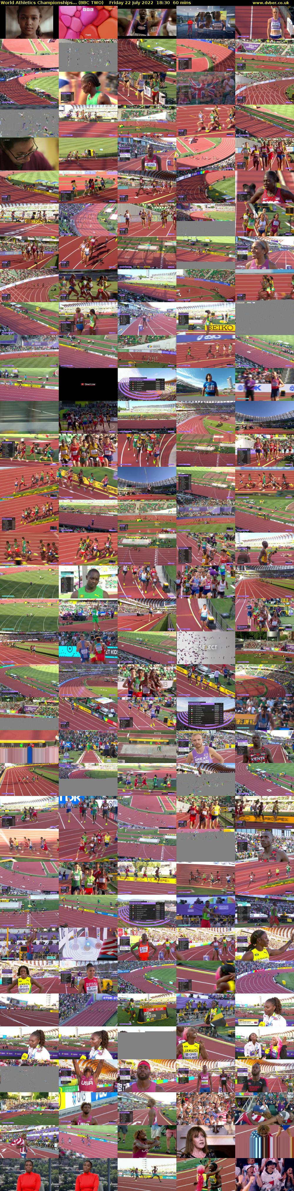 World Athletics Championships... (BBC TWO) Friday 22 July 2022 18:30 - 19:30
