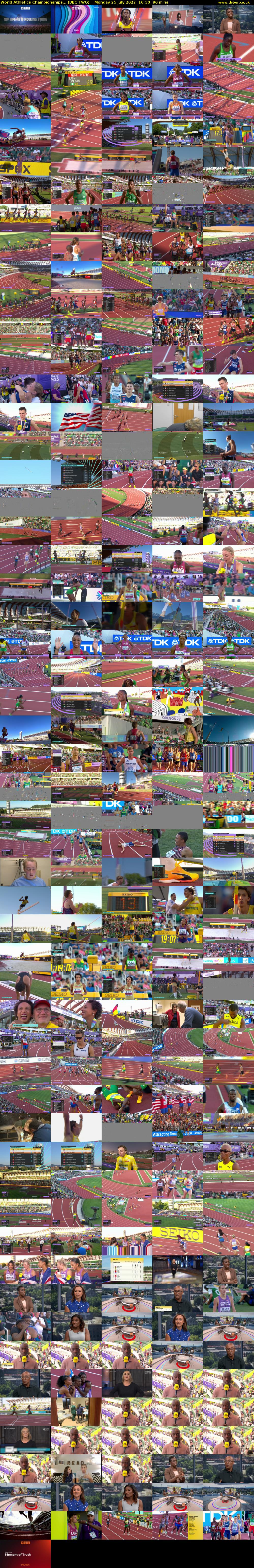 World Athletics Championships... (BBC TWO) Monday 25 July 2022 16:30 - 18:00