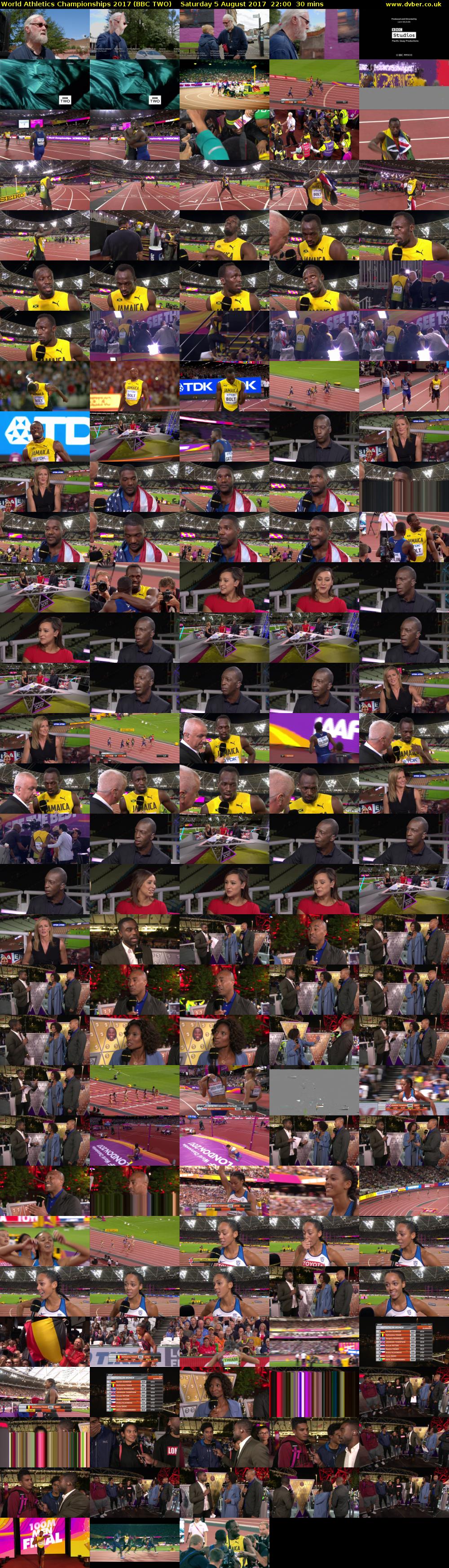 World Athletics Championships 2017 (BBC TWO) Saturday 5 August 2017 22:00 - 22:30