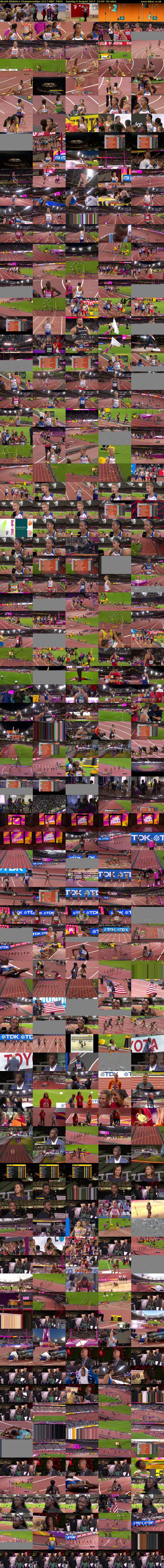 World Athletics Championships 2017 (BBC TWO) Sunday 6 August 2017 21:00 - 22:30