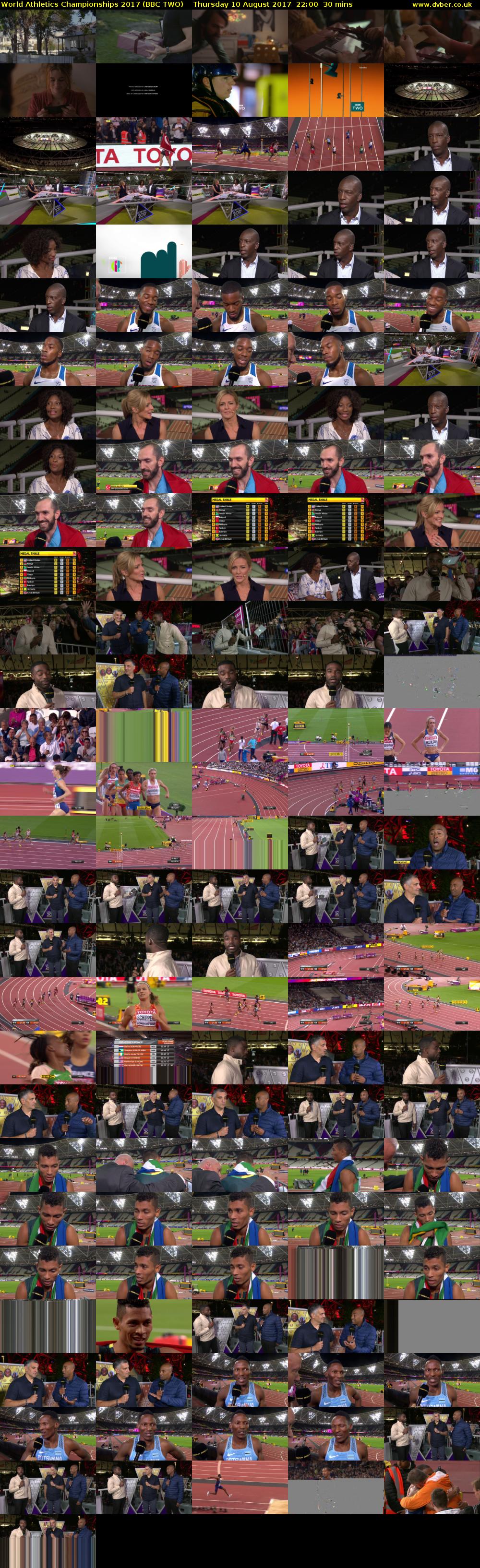 World Athletics Championships 2017 (BBC TWO) Thursday 10 August 2017 22:00 - 22:30